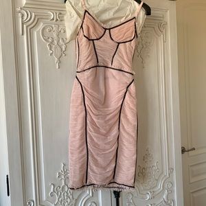 D&G Pink Tulle Corset Dress size 44 euro 6 us
